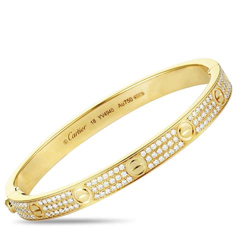 cartier love bracelet full diamonds.